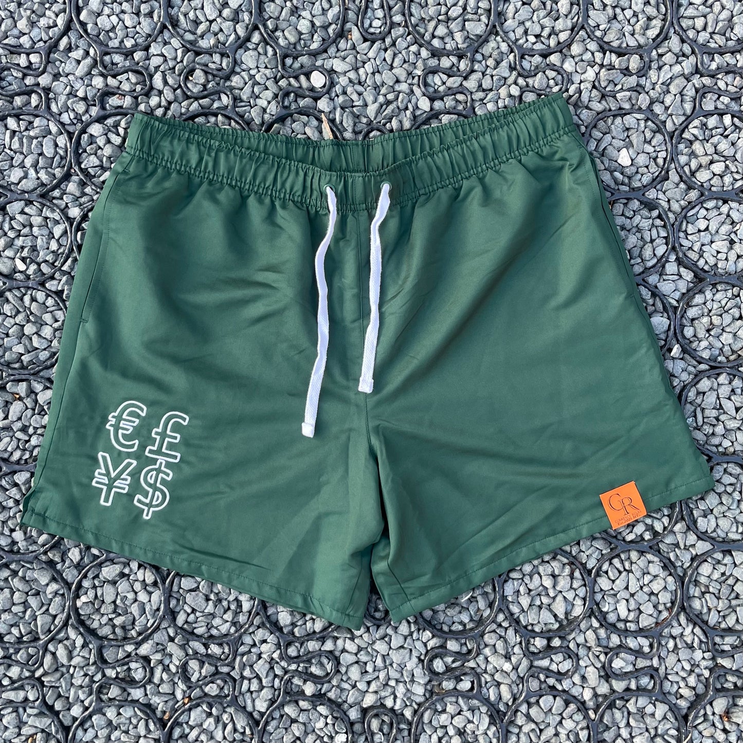 Currency Essential Active Shorts (Forest Green)