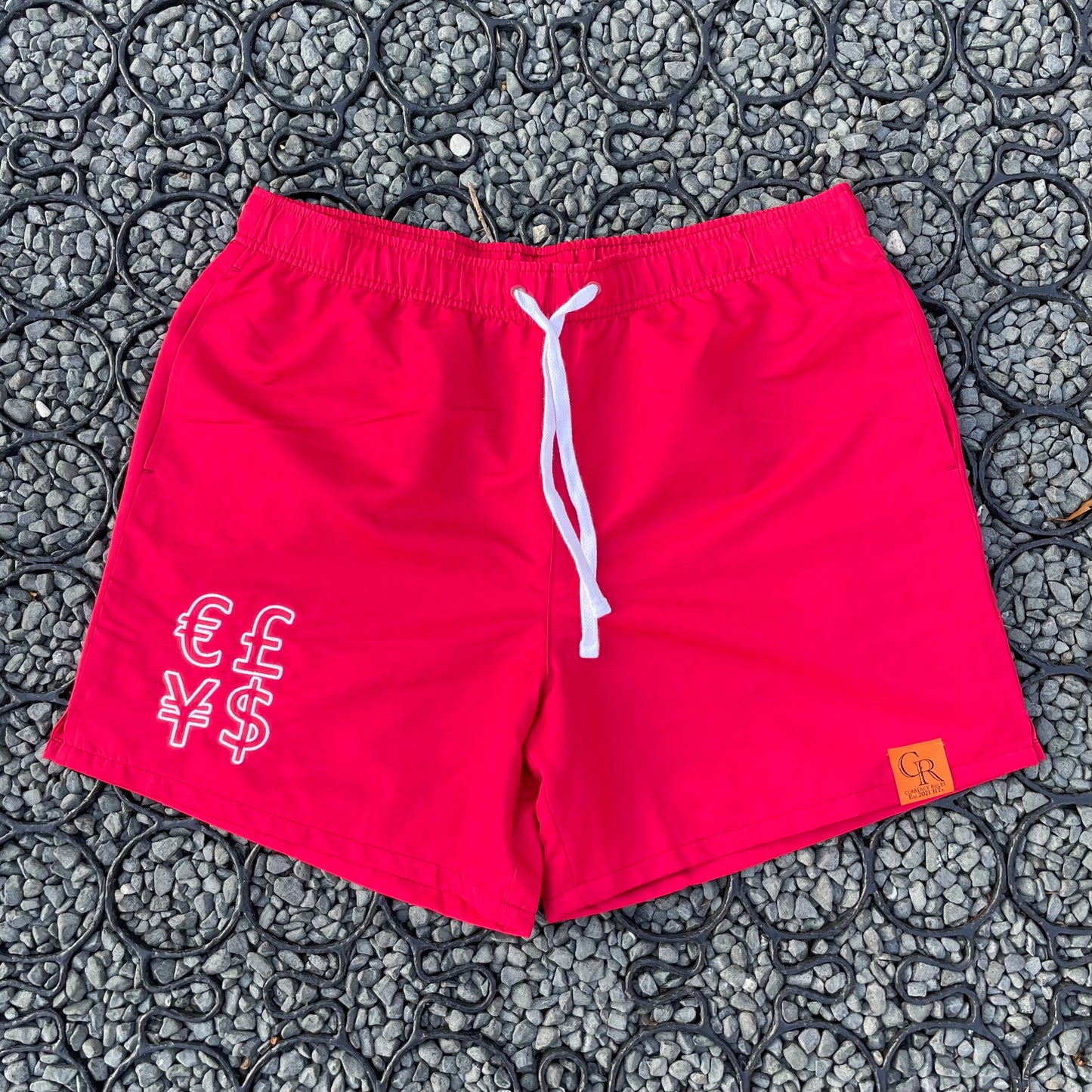 Currency Essential Active Shorts (Red)