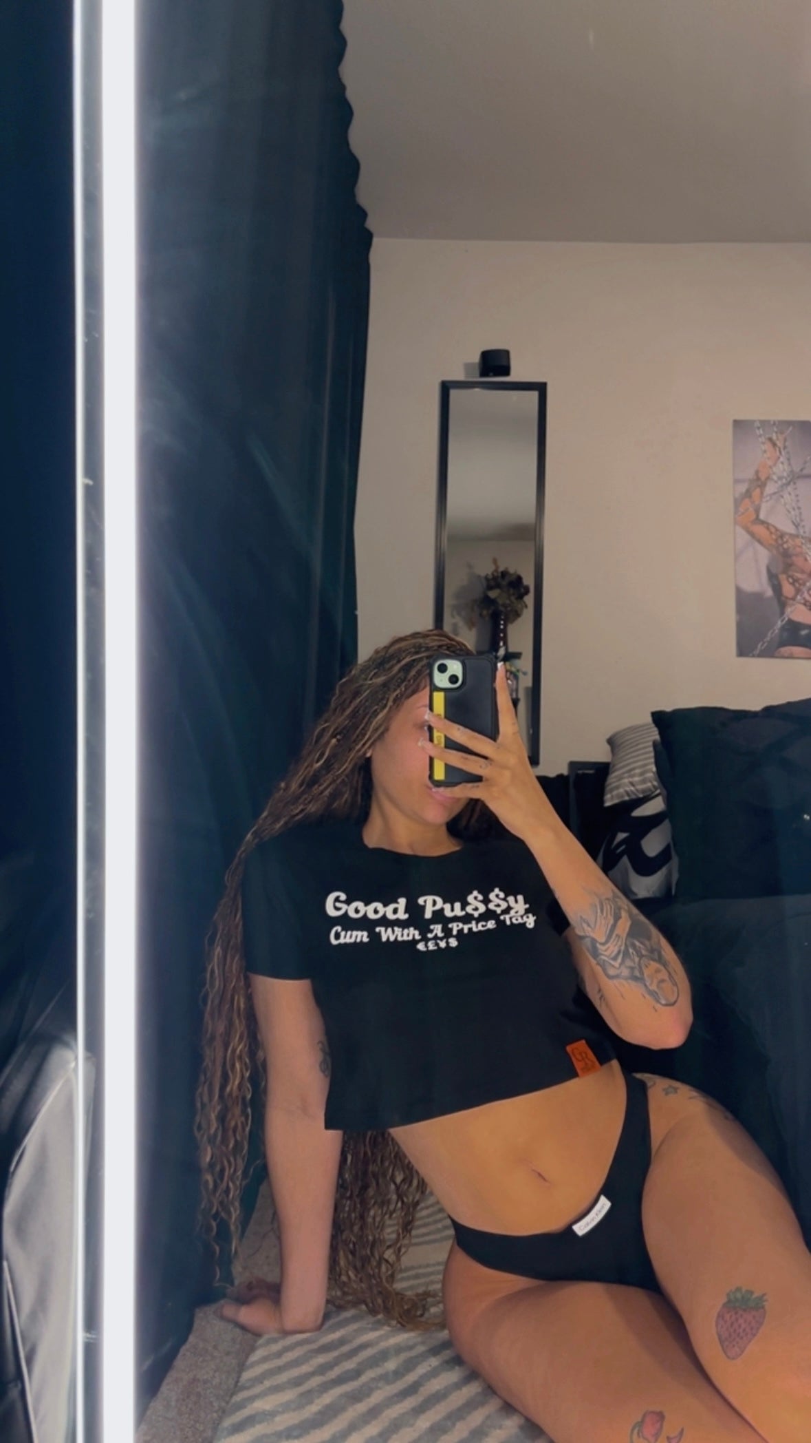 “Good Pu$$y” Loose Crop Tee