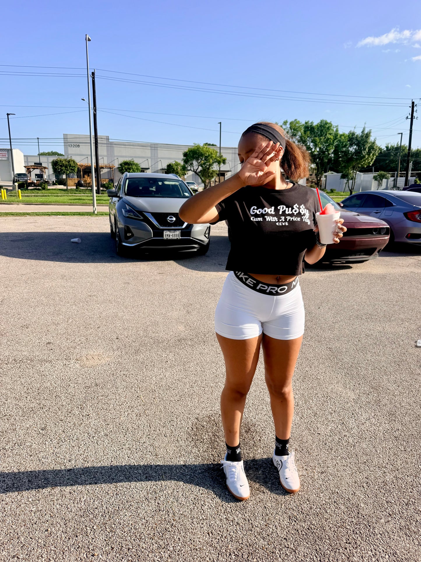 “Good Pu$$y” Loose Crop Tee