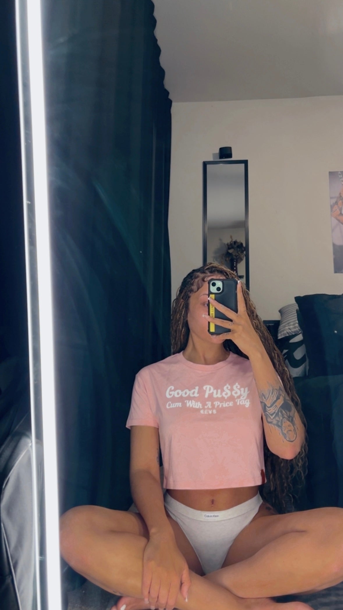“Good Pu$$y” Loose Crop Tee